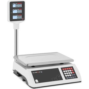 Steinberg Systems - Digitale weegschaal - 15 kg / 2 g - verhoogd LCD scherm