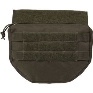 Mil-Tec Drop down pouch voor plate carrier vesten, legergroen