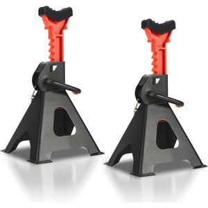 Verstelbare Onderstelbok voor Auto en Caravan - 3T Draagvermogen, Hoogte 285-430 mm