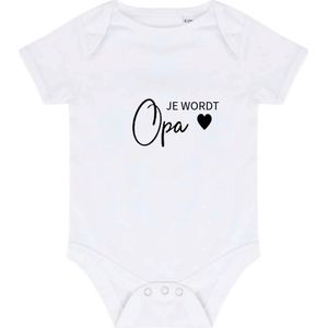 Romper zwangerschap aankondiging | Je wordt opa | Opa | zwanger | geboorte - zwanger | in verwachting | 0-6 maanden