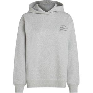 KARL LAGERFELD JEANS AUTOGRAPH SEQUINS HOODIE Grijs XS EU