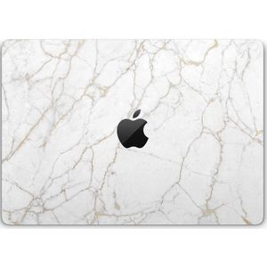 Macbook Pro 16’’ [2021 Met Apple M1 chip] Skin Marmer Wit - 3M Sticker