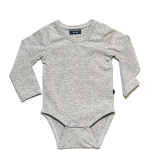 Silky Label romper stunning grey - lange mouw - maat 50/56 - grijs