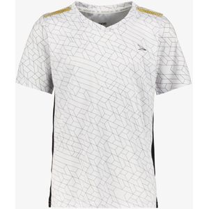 Dutchy Dry jongens voetbal T-shirt wit zwart - Maat 176