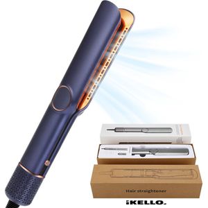 Ikello Airflow Hair Straightener - Hete en koude lucht - Nat en Droog haar - Airstraight - Coldshot - Multistyler