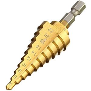 Kegelvormige Titanen Stapboor 4-22mm voor Metaal