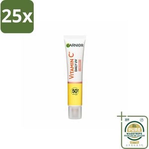 25 x Garnier - SkinActive - UV Fluid - Vitamine C - Anti-Pigmentvlekken - SPF 50+ - 40 ml - Grootverpakking - Vitamine C - UV Bescherming - Anti-pigmentvlekken - SPF 50+ - Huidverzorging