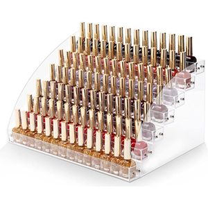 Nagellakstandaard - Acryl nagellakorganisator - 7 lagen nagellakhouder - Transparante nagellak-display-plank - Make-up opslag - Nagellak-organizer met 7 lagen