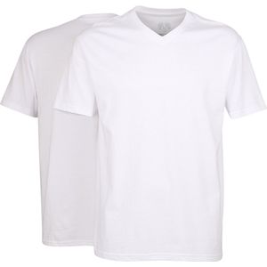 CECEBA Maverick American T-shirt (2-pack) - V-hals - wit - Maat L