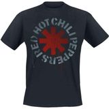 Red Hot Chili Peppers - Stencil Heren T-shirt - S - Zwart