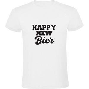 Happy new bier Heren T-Shirt | Happy new year | Oud en Nieuw | Beste wensen | 2023 | beer | Gelukkig Nieuwjaar | Shirt