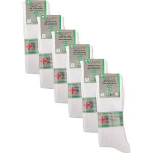 Naft - Medische Sokken - Wit - 6 Paar