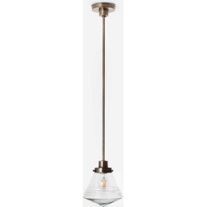 Art Deco Trade - Hanglamp Luxe School Small Helder 20's Brons