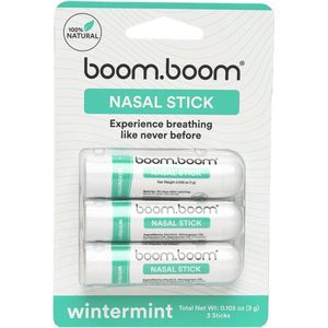 BoomBoom - Wintermint Natural Energy Inhalers - 3x pack