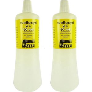 Wella Welloxyd 6% 20 vol. Haarkleuring Ontwikkelaar Multipack 2x1000ml