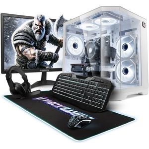 Vibox IV-60 Gaming PC Set - Ryzen 5 5500 - RTX 4060 - 16GB RAM - 1TB NVMe SSD - Windows 11 - WiFi