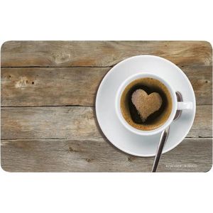 Remember Broodplankje - 23,5 x 14,3 cm - Coffee Heart