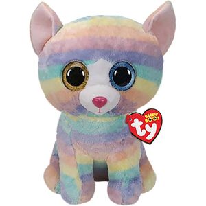 Ty Beanie Boo'S Knuffel Kat Heather 42 Cm