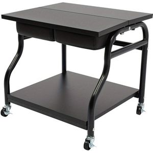 Voetbadtrolley – Pedicuretrolley – Manicotrolley – Spa Trolley – Beauty Cart – Verstelbaar Opbergplateau – Stevige Rubberwielen Met Remmen