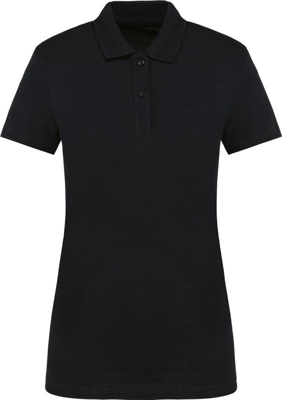 Kariban - Premium Supima® - Damespolo - Black - Korte Mouwen