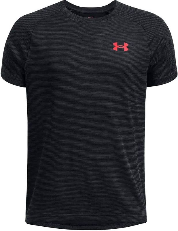 Under Armour - Ua Tech Textured Ss - T-Shirt - Zwart