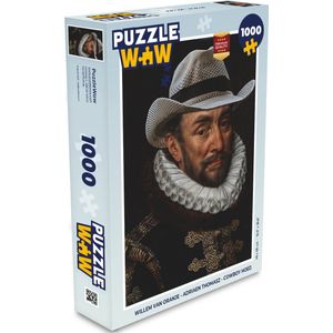 Puzzel Willem van Oranje - Adriaen Thomasz - Cowboy hoed - Legpuzzel - Puzzel 1000 stukjes volwassenen