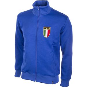 COPA - Italië 1970's Retro Voetbal Jack - L - Blauw