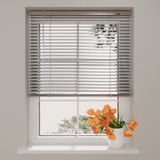 Aluminium Jaloezie Easy - Silver - 25 mm - 70 x 130 - Vochtbestendig