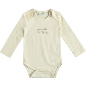 Babylook Happy Romper - Maat 50 - Buttercream