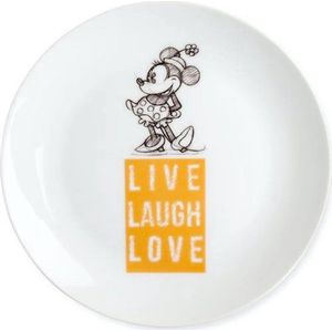 Disney Egan Gebaksbordje Minnie Mouse Live Laugh Love Oranje 19cm
