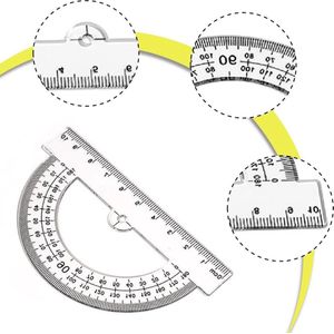3 stuks gradenboog van kunststof - goniometer 180 graden - hoogwaardige html content .