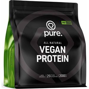 PURE Vegan Protein - 2000gr - eiwitten - plantaardige eiwitshake - low carb dieet
