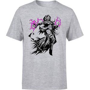 MAGIC THE GATHERING - LILIANA CHARACTER ART T-SHIRT - GREY - S