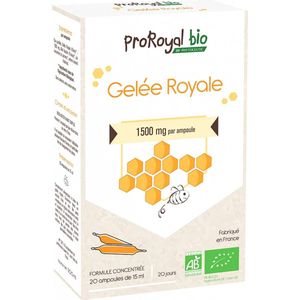 Phytoceutic ProRoyal Organic Royal Jelly 1500 mg Bio 20 Flacons