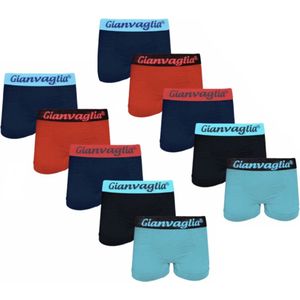 GIANVAGLIA Deluxe 10-pack Jongens Microfiber Boxershort 9803 Maat 124-152