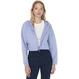 Trendyol Ecru Basic Gebreid Sweatshirt Met Rits Capuchon En Fleece Aan De Binnenkant Twoaw20Sw0660