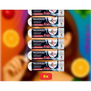 Lucovitaal Neusinhaler - Zoete Kersen - 6x Voordeelverpakking!