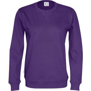 Cottover SWEATER CREW NECK UNISEX - GOTS GECERTIFICEERD 141003 - Paars - 4XL