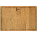 Boska Dining Board Friends M - Serveerplank - Europees eikenhout - Voor elke maaltijd - Handige opvanggeul - 33 cm