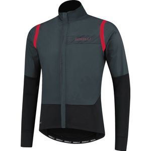 Rogelli Infinite - Fietsjack - Winterjack - Grijs/Zwart/Rood - Heren - Maat L