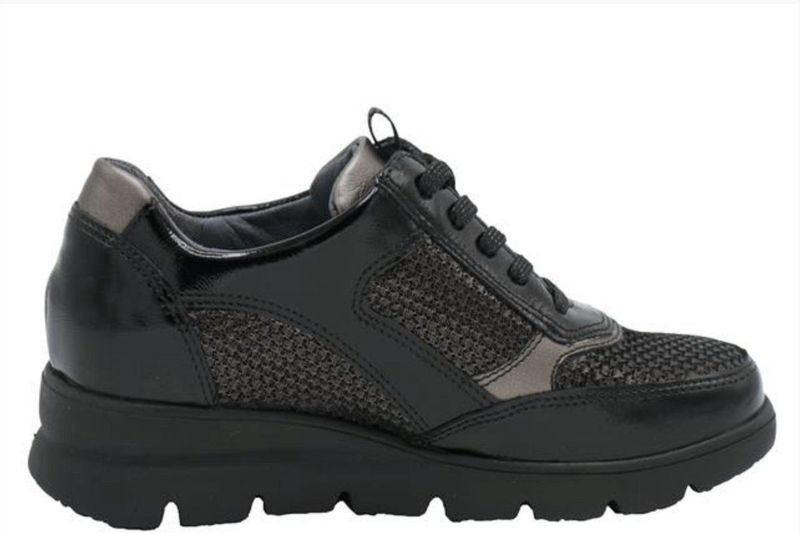 Waldläufer - 902001 - Veterschoenen - Zwart - Wijdte H