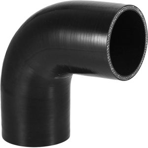 Autosiliconenslang koelmiddel zwart 70 mm ID 120 mm lengte 90 graden - Universeel toepasbaar - Hoogwaardige kwaliteit