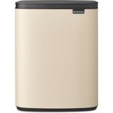 Brabantia Bo Prullenbak - 12 liter - Soft Beige