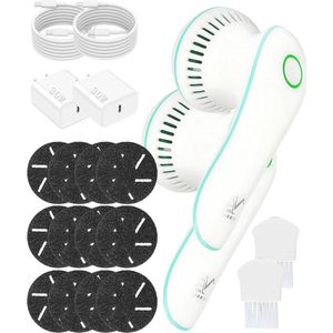 Vibrix 3.0 - Elektrische Eelt Verwijderaar - Incl. 4 Vijlschijven - USB