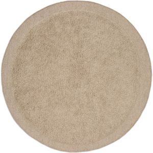 Kave Home - Marely rond wollen vloerkleed beige Ø 200 cm