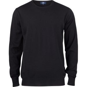 Cutter & Buck Kennewick Crewneck Heren 355406 - Zwart - XL
