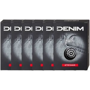Denim Black for Men - 6 x 100 ml - Aftershave
