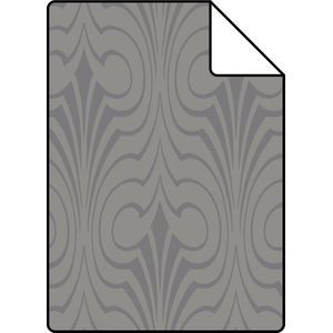Proefstaal Origin Wallcoverings behang grafische vorm taupe - 26,5 x 21 cm - 345918-S