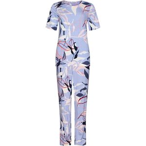 Pastunette Premium Pyjama Artistic Floral - EcoVero Viscose - Blauw - Maat 36