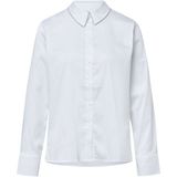 comma - Blouse - Katoenmix - Wit